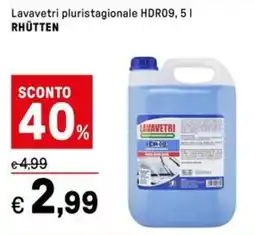 Iper La Grande Lavavetri pluristagionale HDR09, RHÜTTEN offerta