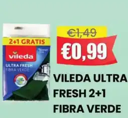 Pingo Market Vileda ultra fresh fibra verde offerta