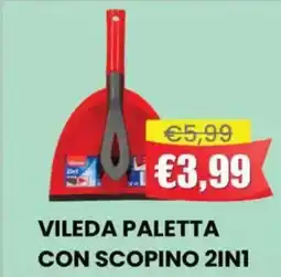 Pingo Market Vileda paletta con scopino 2in1 offerta