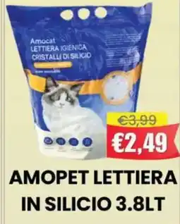 Pingo Market Amopet lettiera in silicio offerta