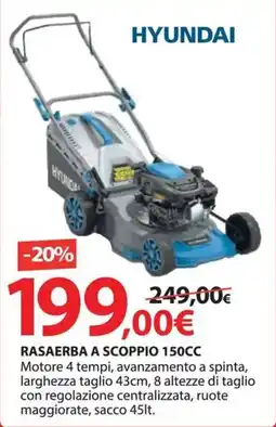 Kreo Brico e Casa Hyundai rasaerba a scoppio 150CC offerta