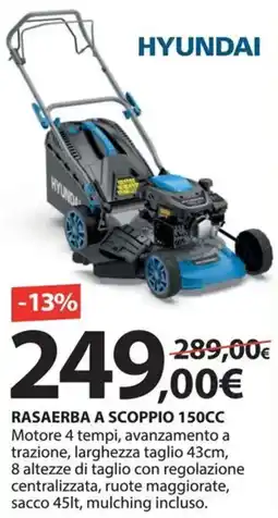 Kreo Brico e Casa Hyundai rasaerba a scoppio 150CC offerta
