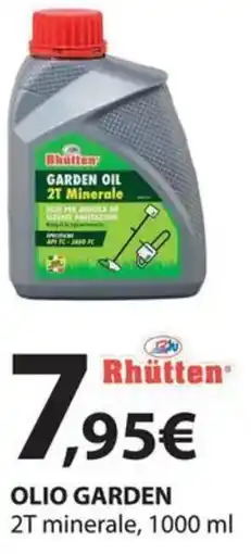 Kreo Brico e Casa Rhutten garden oil 2T minerale offerta