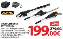Kreo Brico e Casa Alpina multifunzione a batteria 20V offerta