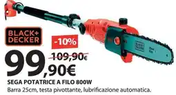 Kreo Brico e Casa Black+ decker sega potatrice a filo 800W offerta