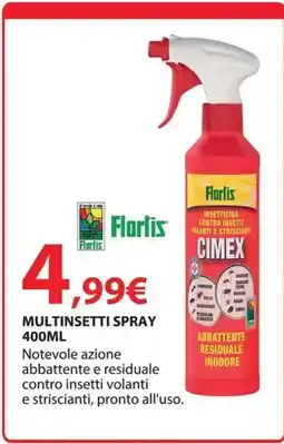 Kreo Brico e Casa Flortis multinsetti spray offerta