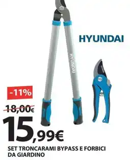 Kreo Brico e Casa Hyundai set troncarami bypass e forbici da giardino offerta