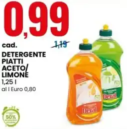 Eurospin Dexal detergente piatti aceto/ limoné offerta