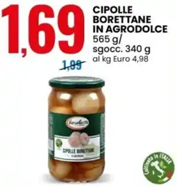 Eurospin Cipolle borettane in agrodolce offerta