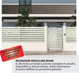 Kreo Brico e Casa Recinzione modulare miami offerta