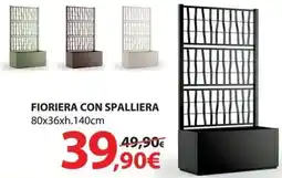 Kreo Brico e Casa Stefanplast fioriera con spalliera offerta