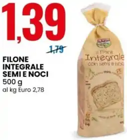 Eurospin Filone integrale semi e noci offerta