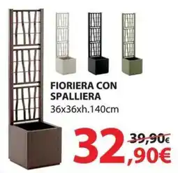 Kreo Brico e Casa Stefanplast fioriera con spalliera offerta