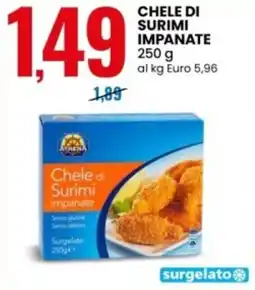 Eurospin ATHENA chele di surimi impanate offerta