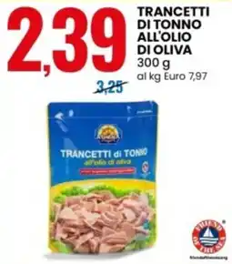 Eurospin ATHENA trancetti di tonno all'olio di oliva offerta
