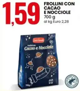 Eurospin Dolciando frollini con cacao e nocciole offerta