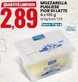 Eurospin Mozzarella pugliese fior di latte offerta