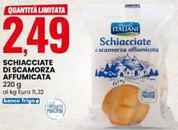 Eurospin Pascoli ITALIANI Schiacciate di scamorza affumicata offerta