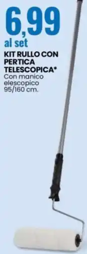 Eurospin Kit rullo con pertica telescopica offerta