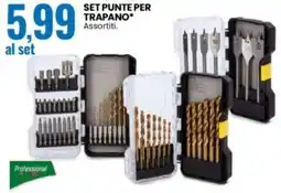 Eurospin Set punte per trapano offerta
