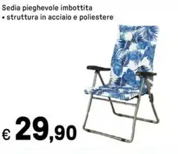 Iper La Grande Sedia pieghevole imbottita offerta