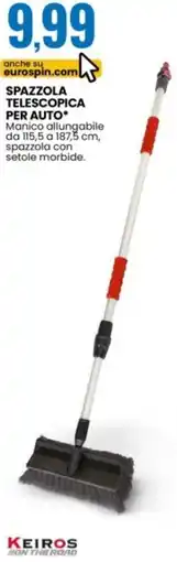 Eurospin KEIROS spazzola telescopica per auto offerta