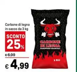 Iper La Grande Carbone di legna in sacco da offerta