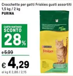Iper La Grande Crocchette per gatti Friskies PURINA offerta