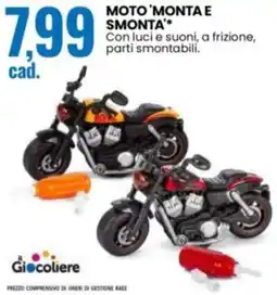 Eurospin Giocoliere moto 'monta e smonta' offerta