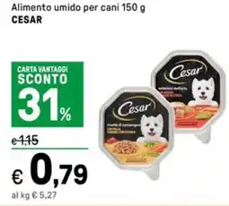 Iper La Grande Alimento umido per cani CESAR offerta