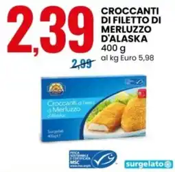 Eurospin ATHENA croccanti di filetto di merluzzo d'alaska offerta