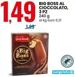 Eurospin Big boss al cioccolato offerta
