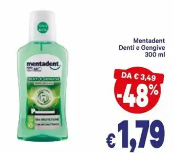 A&O Mentadent Denti e Gengive 300ml offerta