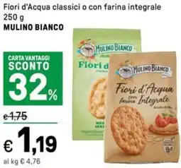 Iper La Grande Fiori d'Acqua classici o con farina integrale MULINO BIANCO offerta