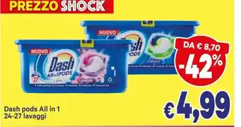 Dash pods all in 1