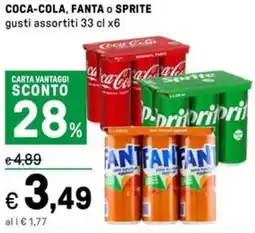 Iper La Grande Coca-cola, fanta o sprite offerta