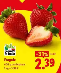 Lidl Fragole offerta