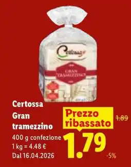 Lidl Certossa Gran tramezzino offerta