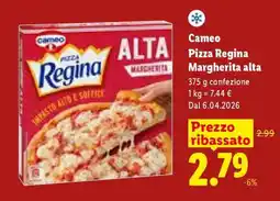Lidl Cameo Pizza Regina Margherita alta offerta