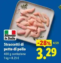 Lidl Straccetti di petto di pollo offerta