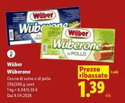 Lidl Wüber Wüberone offerta