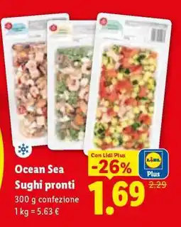 Lidl Ocean Sea Sughi pronti offerta