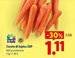 Lidl Carote di Ispica IGP offerta