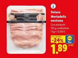 Lidl Deluxe Mortadella Nostrana offerta
