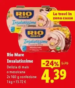 Lidl RIO MARE Insalatissime offerta