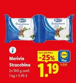 Lidl Merivio Stracchino offerta