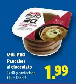 Lidl Milk PRO Pancakes al cioccolato offerta