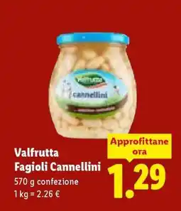Lidl Valfrutta Fagioli Cannellini offerta
