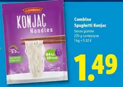 Lidl Combino Spaghetti Konjac offerta