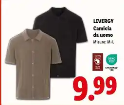 Lidl LIVERGY Camicia da uomo offerta